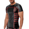 NEK T-shirt TOP ORMETO Noir-Rouge